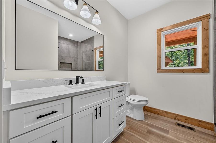 Furnished interior view inside a new home in , Ellijay (Image 8).