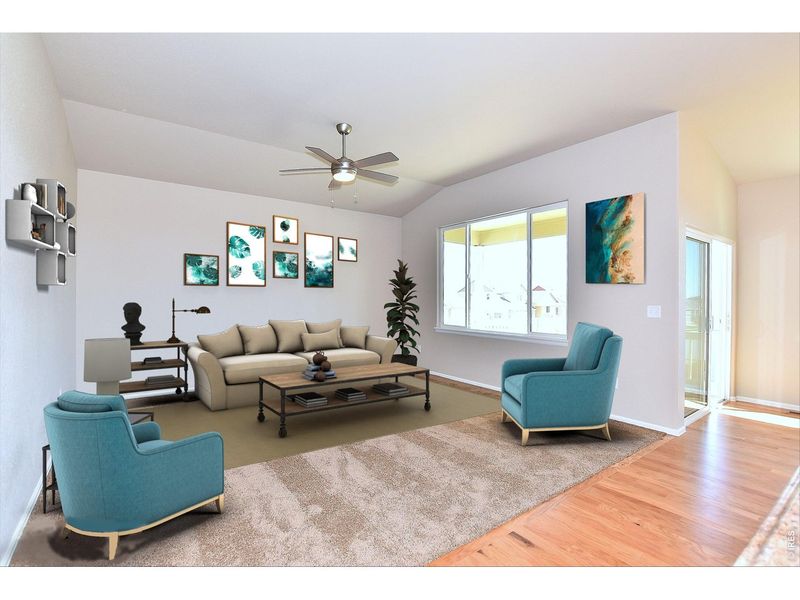 Furnished interior view inside a new home in , Johnstown (Image 5).