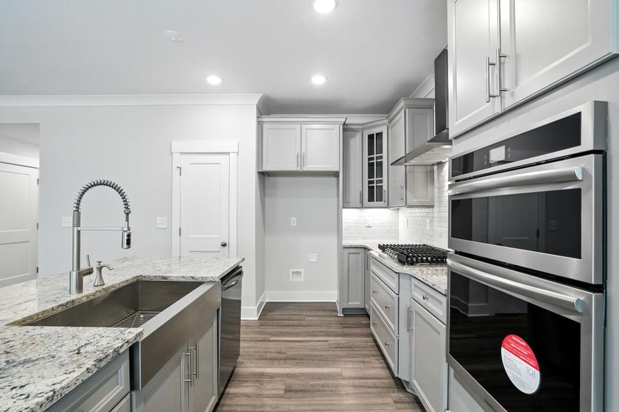 Furnished interior view inside a new home in Villas at Prestwick, Mooresville (Image 9). Furnished interior view inside a new home in Villas at Prestwick, Mooresville (Image 9).