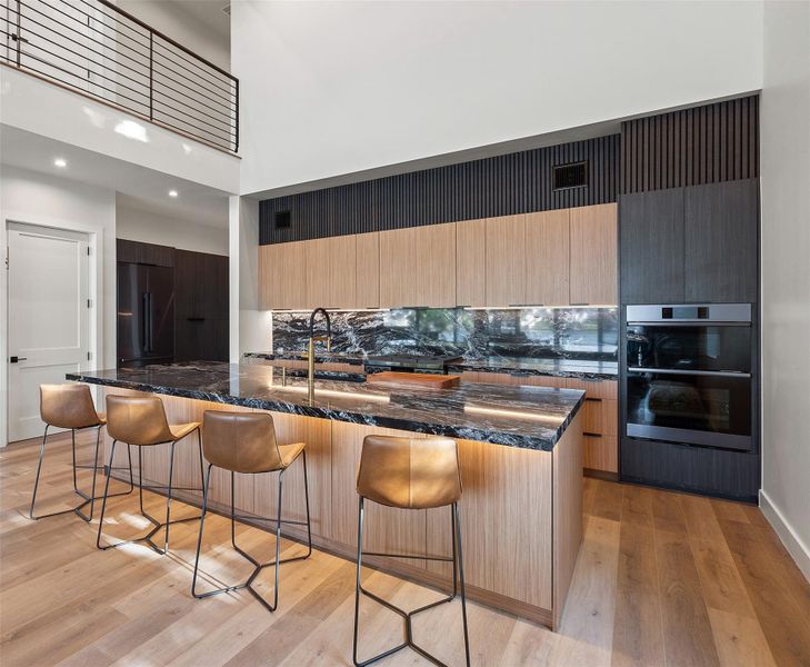 Custom modern cabinetry.