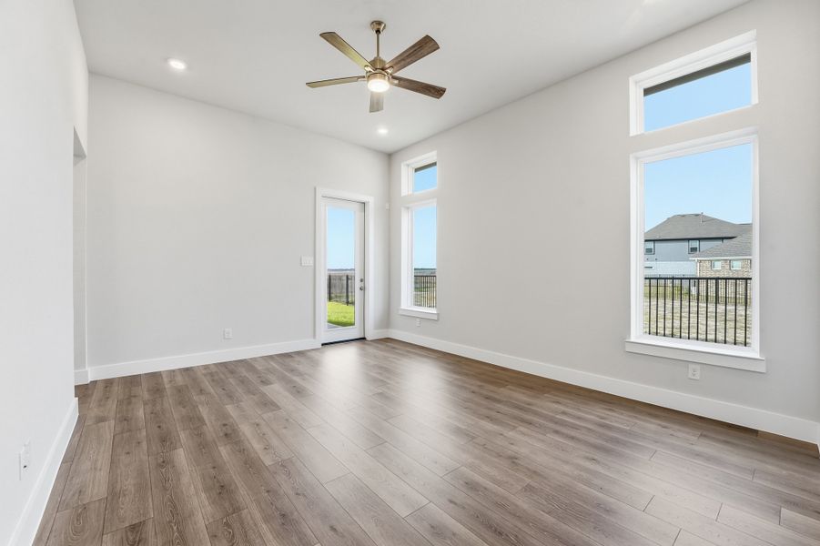 Spacious, unfurnished interior of a new home in Bridgeland, Cypress (Image 18).