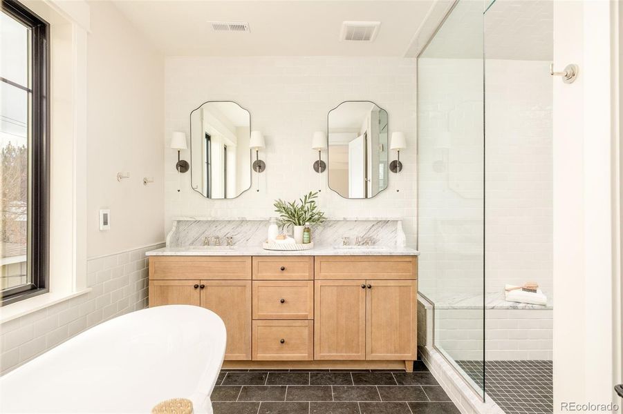 Furnished interior view inside a new home in , Denver (Image 38). Furnished interior view inside a new home in , Denver (Image 38).