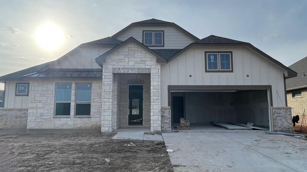In-progress construction of a new home in Wellborn Settlement, College Station, TX (Image 21).