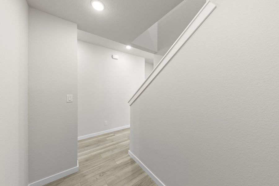 Spacious, unfurnished interior of a new home in Willow Grove Single-Family Homes, Melissa (Image 22). Spacious, unfurnished interior of a new home in Willow Grove Single-Family Homes, Melissa (Image 22).