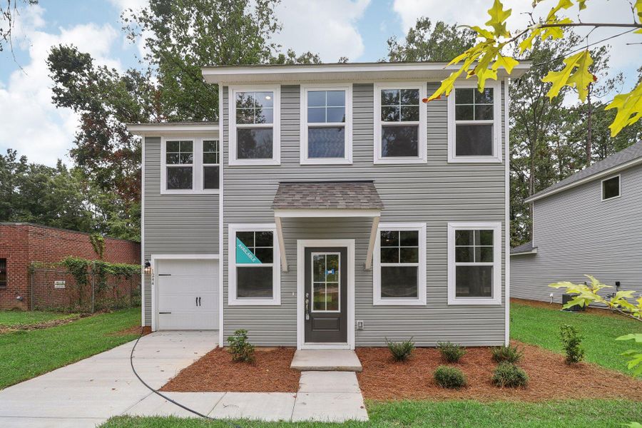 Exterior details and patio area of a home in Founder's Park, Lincolnville (Image 3). Exterior details and patio area of a home in Founder's Park, Lincolnville (Image 3).