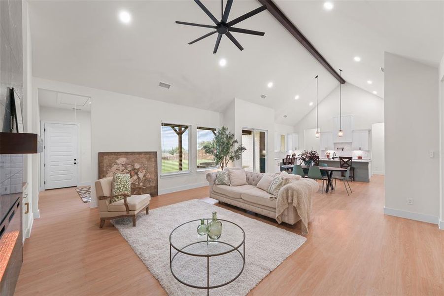 Furnished interior view inside a new home in , Forney (Image 12).