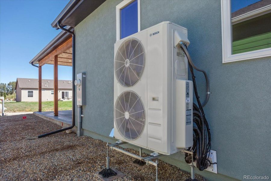 A Bosch mini-split central air and heating system