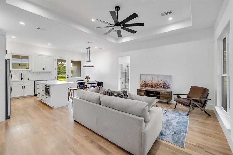 Furnished interior view inside a new home in , Ladonia (Image 18). Furnished interior view inside a new home in , Ladonia (Image 18).