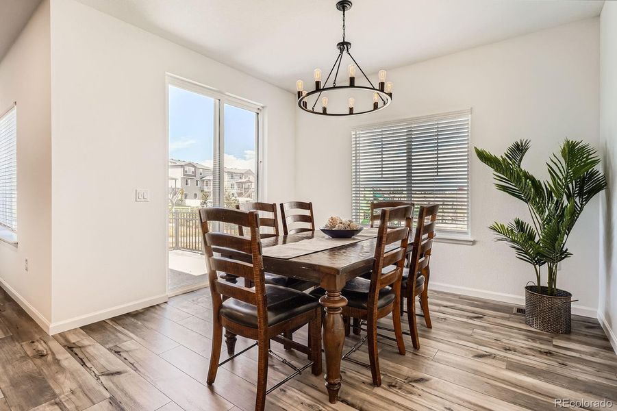 Furnished interior view inside a new home in Single Family Homes at Anthology North, Parker (Image 14). Furnished interior view inside a new home in Single Family Homes at Anthology North, Parker (Image 14).