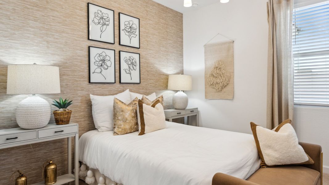 Furnished interior view inside a new home in Desert Moon Estates, Buckeye (Image 18). Furnished interior view inside a new home in Desert Moon Estates, Buckeye (Image 18).