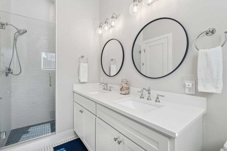 Furnished interior view inside a new home in , Folly Beach (Image 33).