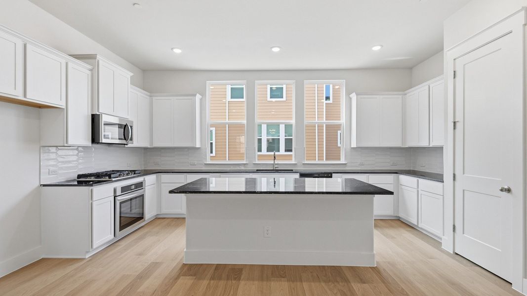 Furnished interior view inside a new home in Collin Creek, Plano (Image 24).