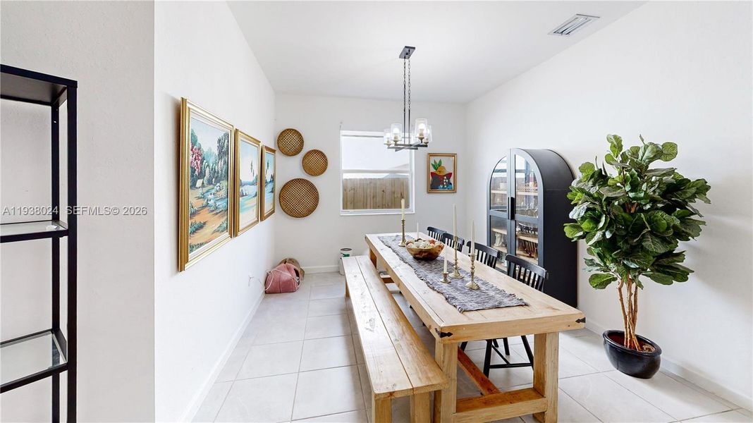 Furnished interior view inside a new home in , Homestead (Image 15). Furnished interior view inside a new home in , Homestead (Image 15).