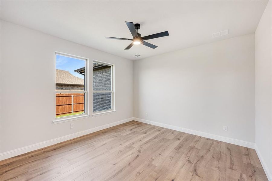 Spacious, unfurnished interior of a new home in Waterscape Classic 60s, Royse City (Image 26). Spacious, unfurnished interior of a new home in Waterscape Classic 60s, Royse City (Image 26).