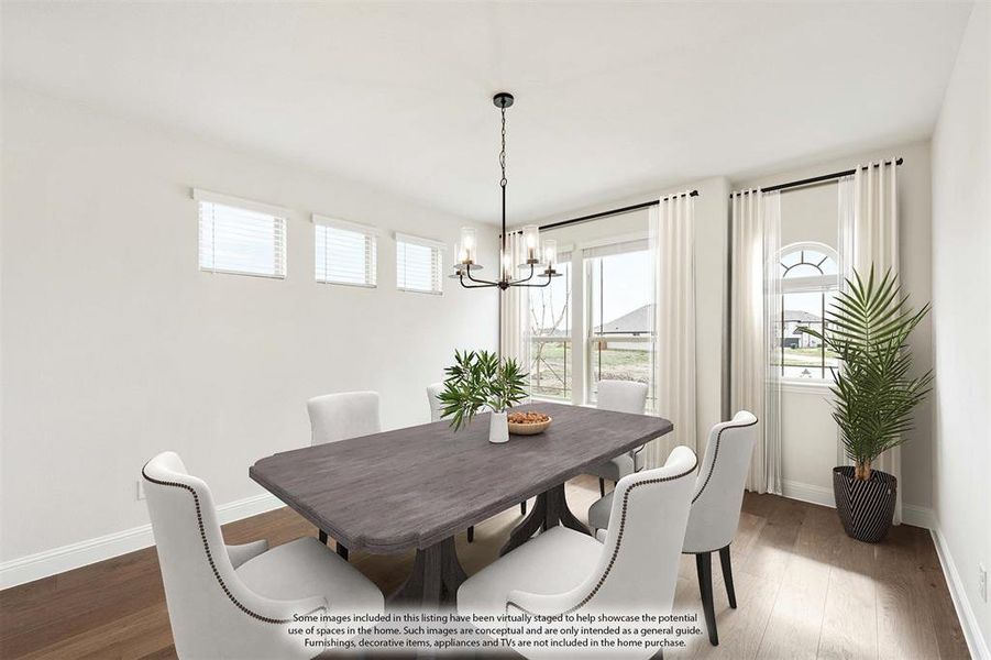 Furnished interior view inside a new home in ArrowBrooke, Aubrey (Image 12). Furnished interior view inside a new home in ArrowBrooke, Aubrey (Image 12).