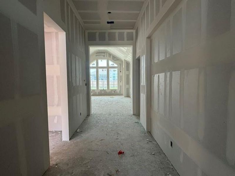 A promising new build, this home's interior offers generous open spaces awaiting personalization.