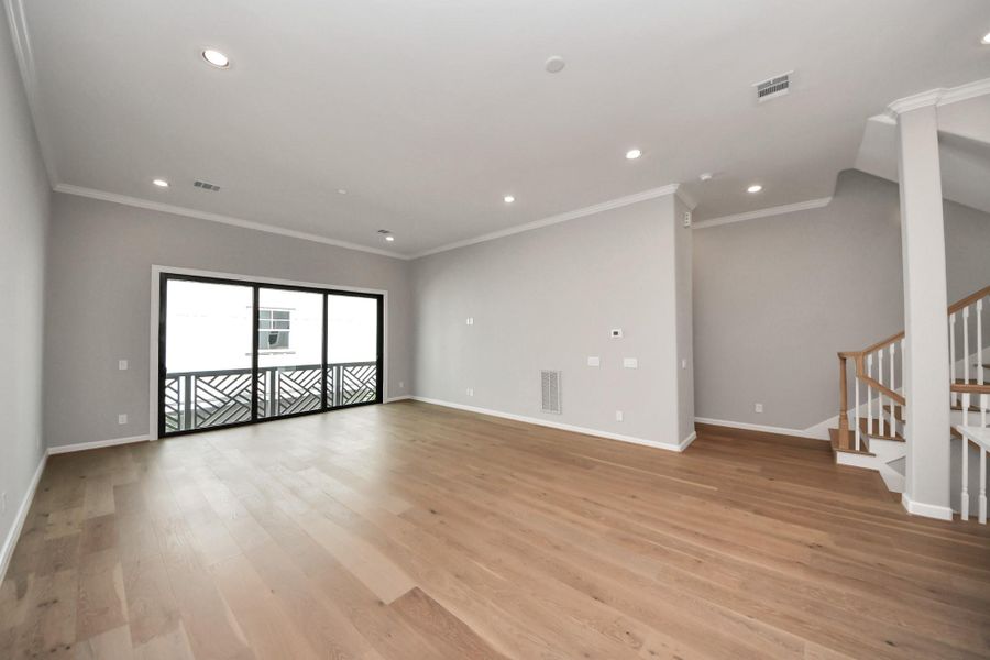 Spacious living room designed for comfortable everyday living and entertaining. Spacious living room designed for comfortable everyday living and entertaining.