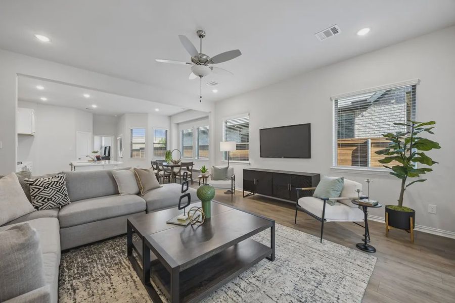 Furnished interior view inside a new home in Solterra Texas, Mesquite (Image 6).