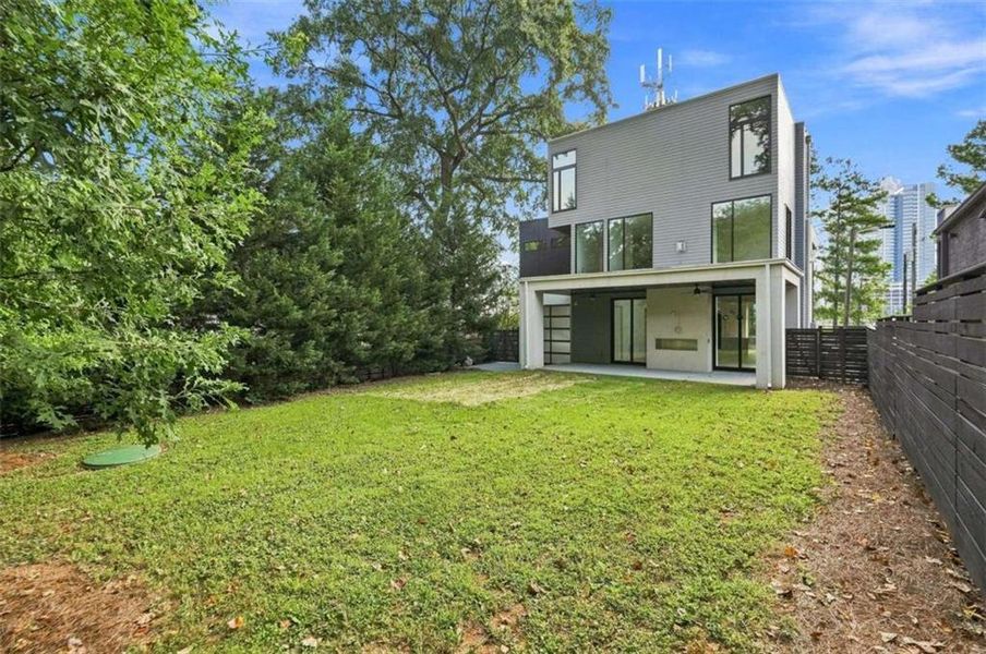 Exterior details and patio area of a home in , Atlanta (Image 23).
