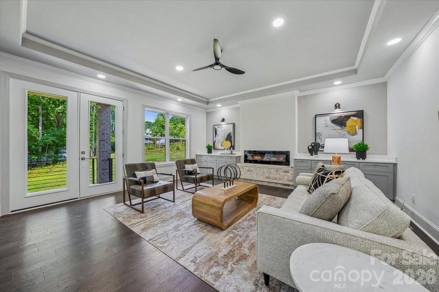 Furnished interior view inside a new home in , Waxhaw (Image 18).