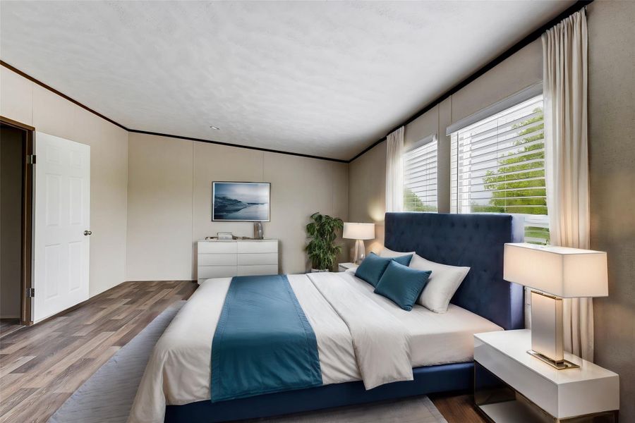 Furnished interior view inside a new home in , Santa Fe (Image 14).