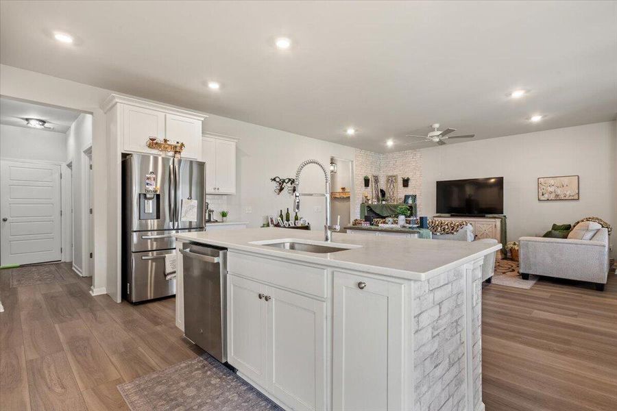 Furnished interior view inside a new home in Horizons at Summers Corner | 55+, Summerville (Image 11).