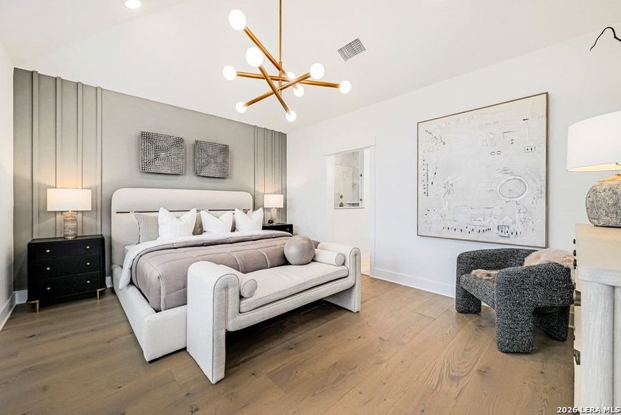 Furnished interior view inside a new home in Nopal Valley, San Antonio (Image 4).