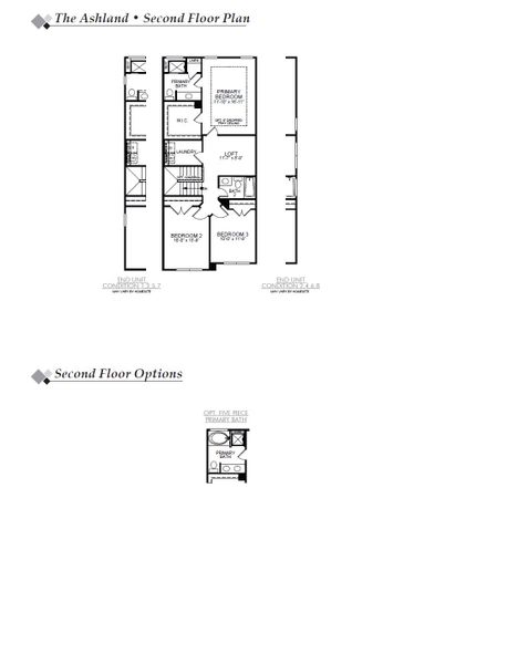 2D floor plan layout for the Ashland by Eastwood Homes in Blythe Mill Townhomes, Waxhaw, NC (Image 4). 2D floor plan layout for the Ashland by Eastwood Homes in Blythe Mill Townhomes, Waxhaw, NC (Image 4).
