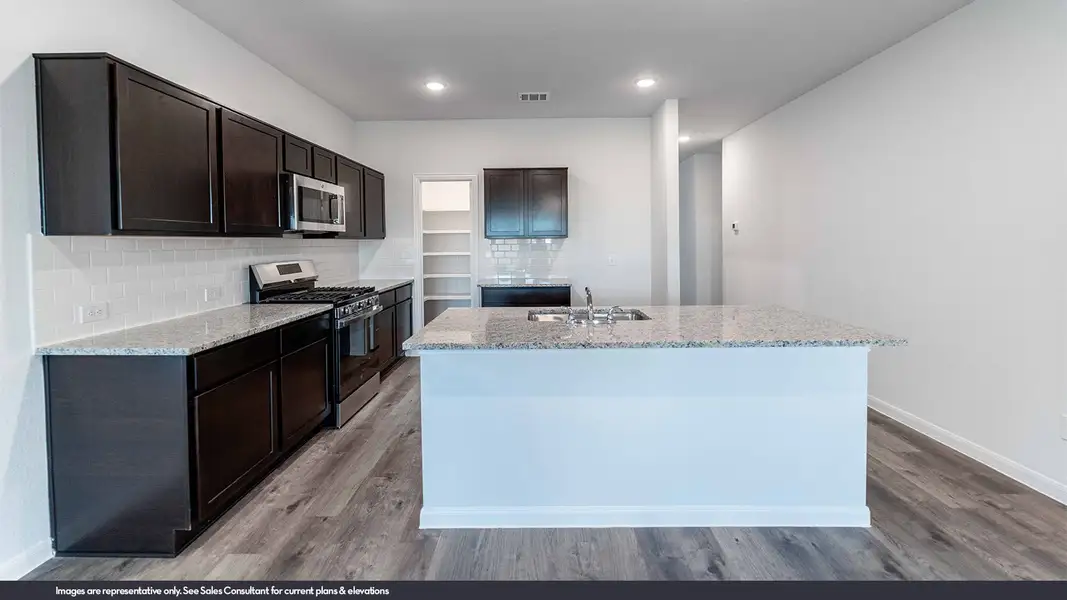 Representative furnished interior of a home built from the Maple by CastleRock Communities in Chasin Heights, Converse (Image 6).