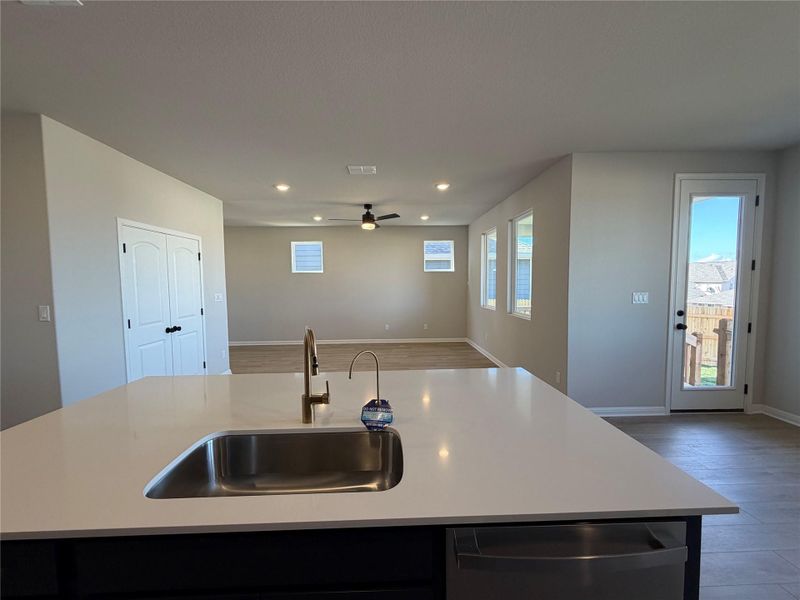 Furnished interior view inside a new home in Cannon Ranch 40s, Dripping Springs (Image 8).