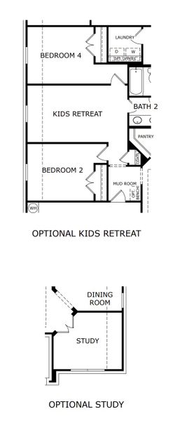 2D floor plan layout for the Concept 2186 by Landsea Homes in Chisholm Hills, Cleburne, TX (Image 4).