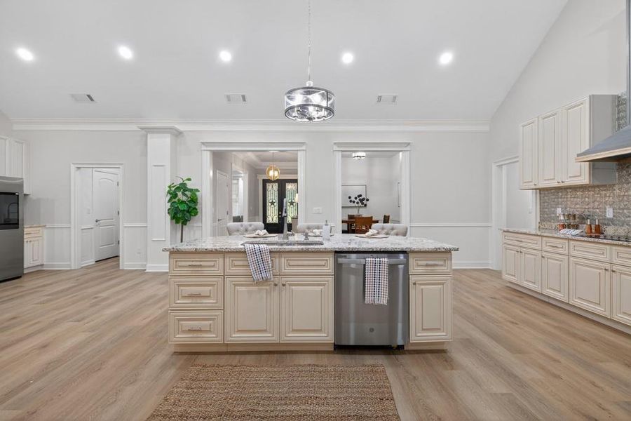 Furnished interior view inside a new home in , Oxford (Image 33).