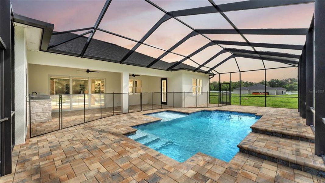Exterior details and patio area of a home in , Lakeland (Image 32).