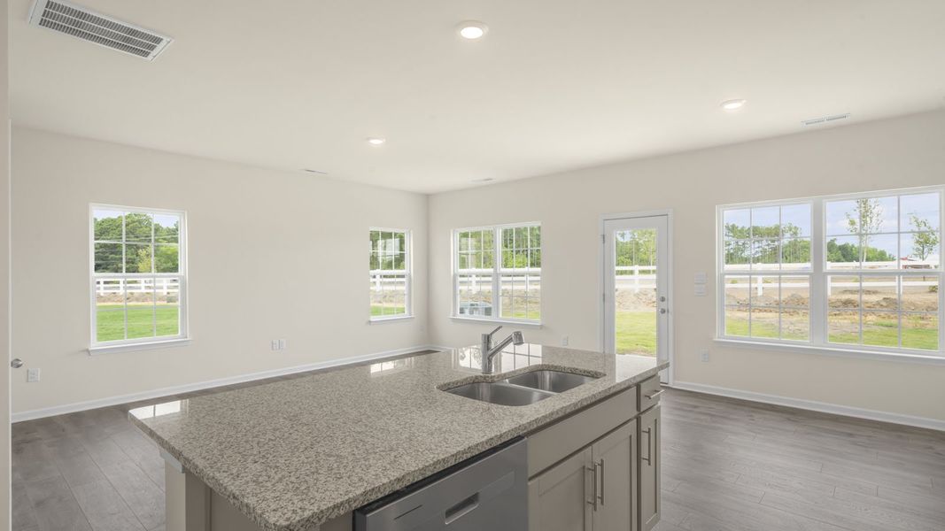 Furnished interior view inside a new home in Powell, Angier (Image 5).