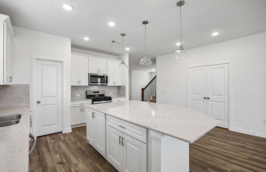 Furnished interior view inside a new home in Mavera, Conroe (Image 19).