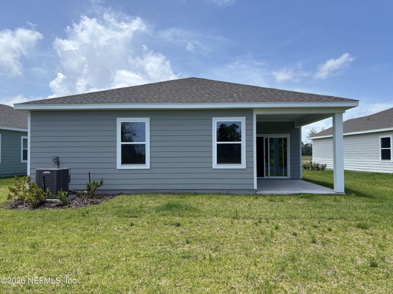 Exterior details and patio area of a home in , Palm Coast (Image 15). Exterior details and patio area of a home in , Palm Coast (Image 15).