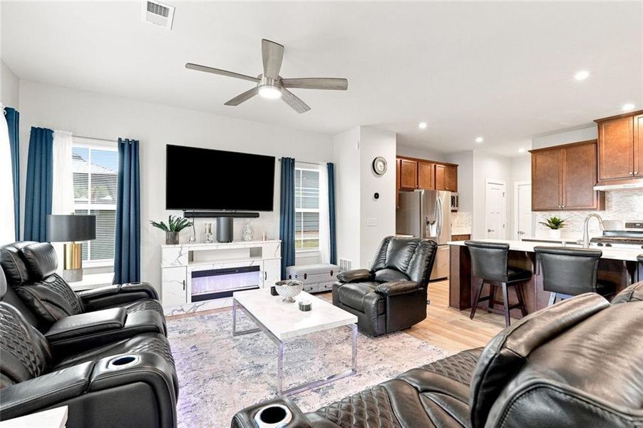 Furnished interior view inside a new home in , Hoschton (Image 18). Furnished interior view inside a new home in , Hoschton (Image 18).