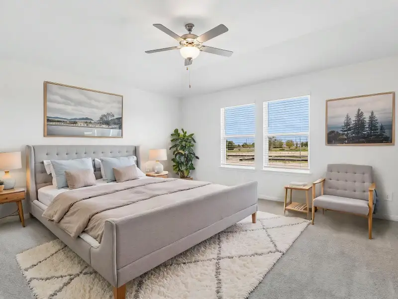 Furnished interior view inside a new home in Pfennig Place, Pflugerville (Image 8).