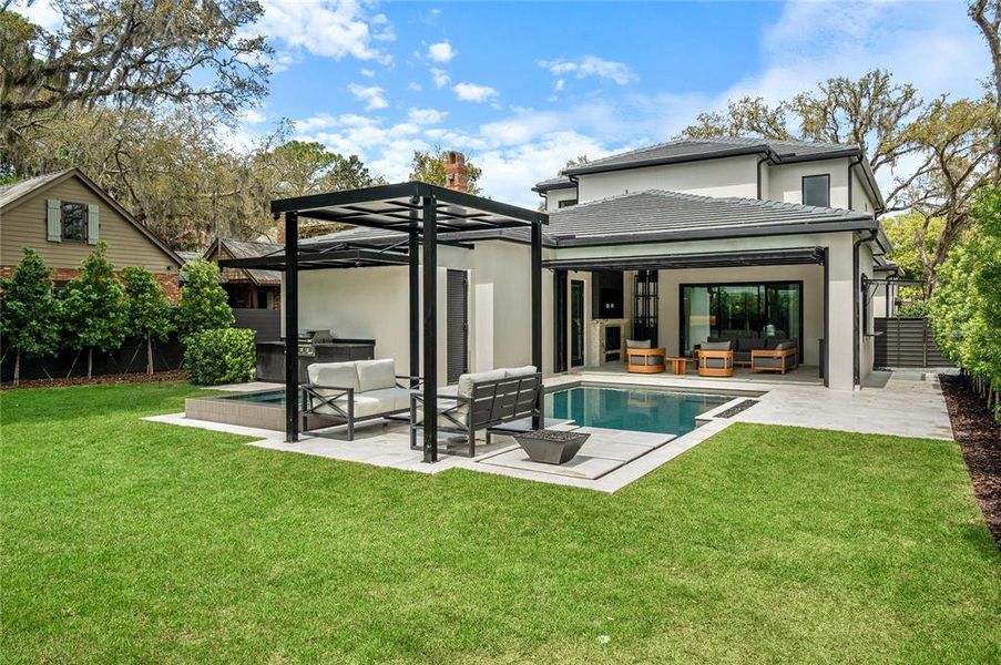 Exterior details and patio area of a home in , Winter Park (Image 34).