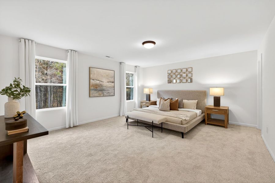 Furnished interior view inside a new home in Nathans Ridge, Lillington (Image 16).