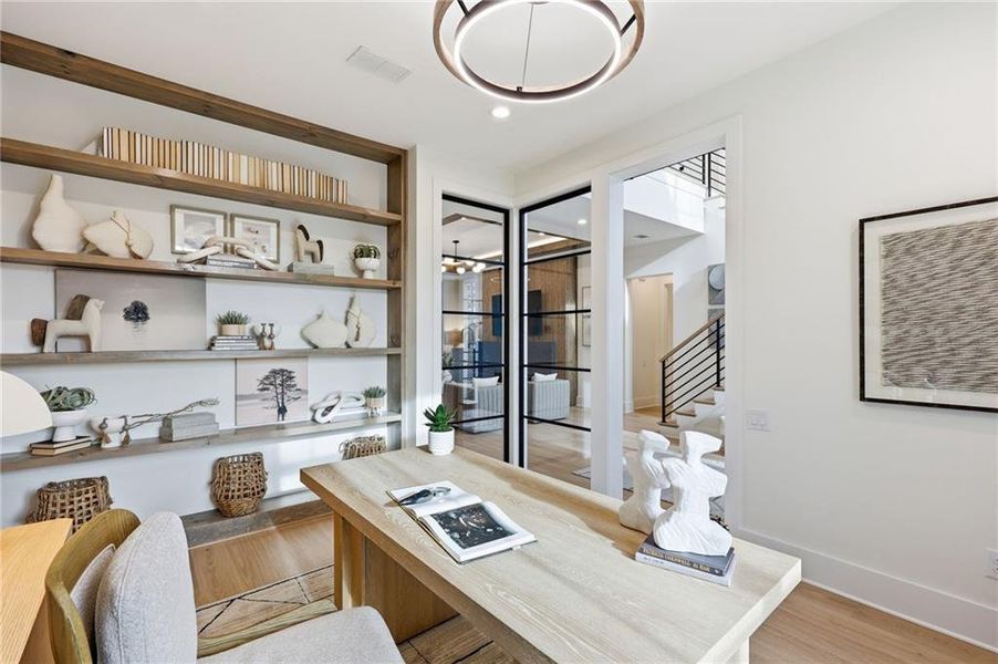 Furnished interior view inside a new home in , Gainesville (Image 8).