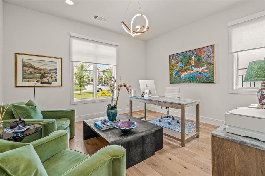 Furnished interior view inside a new home in , Fort Worth (Image 26).