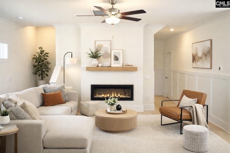 Furnished interior view inside a new home in Bickley Station, Irmo (Image 8).