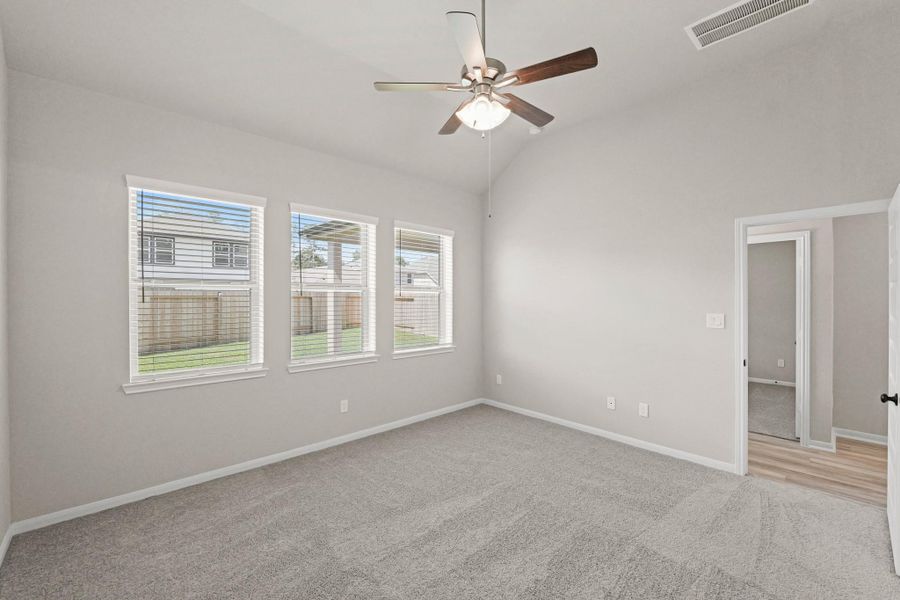 Private primary suite (*Photo not of actual home and used for illustration purposes only.)