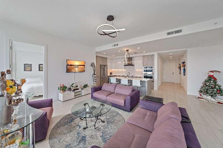 Furnished interior view inside a new home in , Sarasota (Image 9).