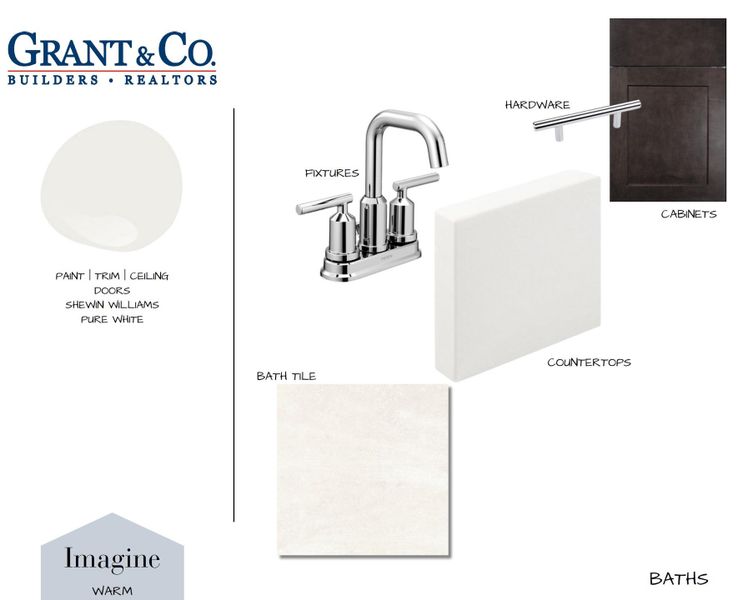 View of marketing collateral with multiple images