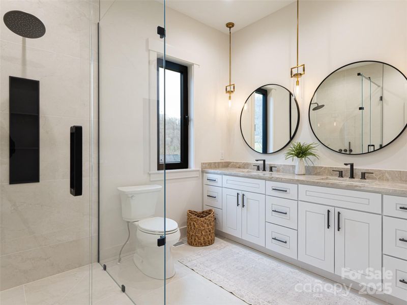 Furnished interior view inside a new home in , Candler (Image 18). Furnished interior view inside a new home in , Candler (Image 18).