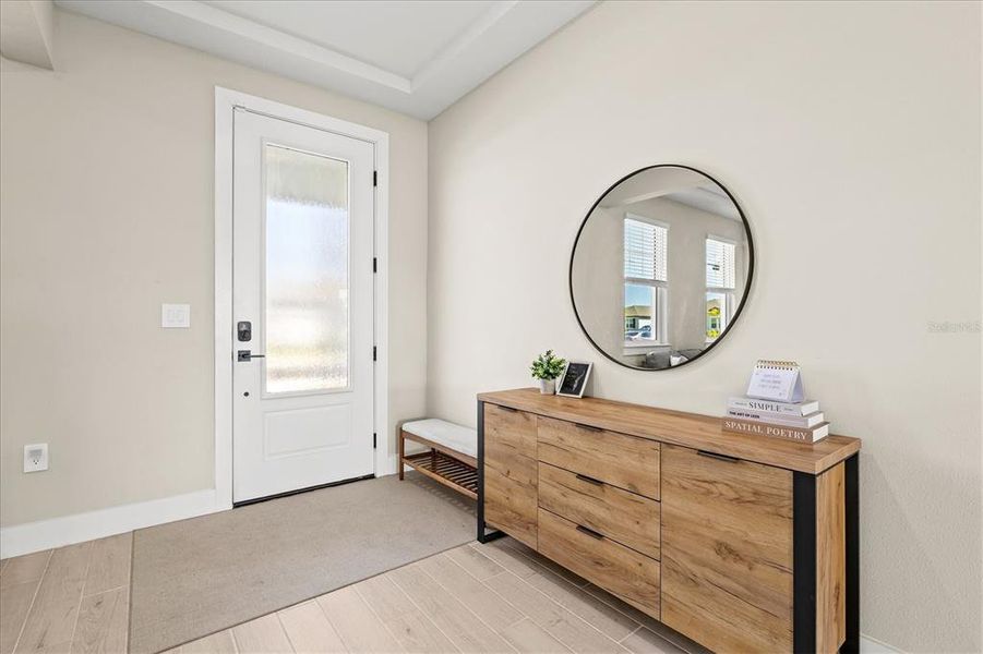 Furnished interior view inside a new home in , Nokomis (Image 9).