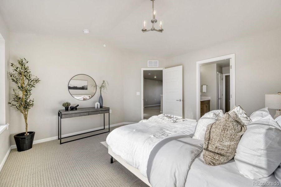 Furnished interior view inside a new home in , Superior (Image 11).