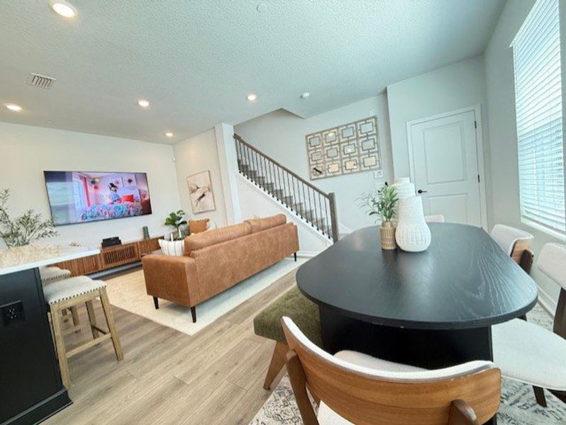 Furnished interior view inside a new home in Baldwin Crossing 22', Orlando (Image 17).